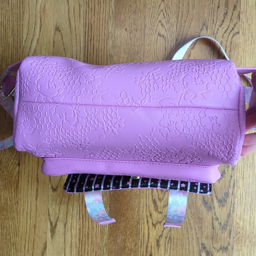 NWT Betsey Johnson LBSKYLAR Backpack In Pink